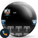 Logo of Theme Dialer Dusk Black Blue android Application 